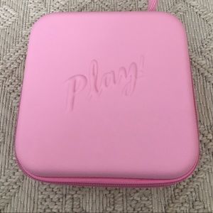 Sephora pink zippered cosmetic bag